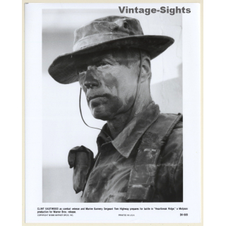 Clint Eastwood: Heartbreak Ridge *3 / Movie Still (Vintage Photo 1986)