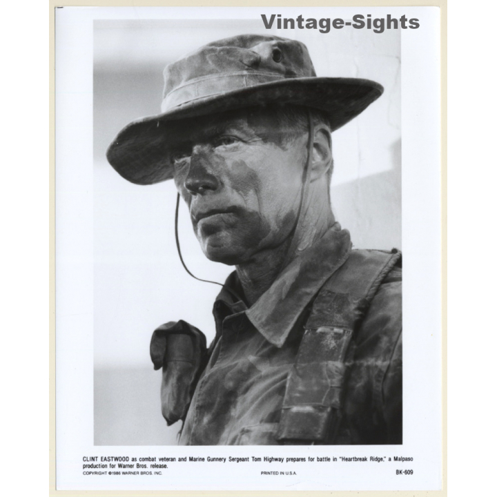 Clint Eastwood: Heartbreak Ridge *3 / Movie Still (Vintage Photo 1986)