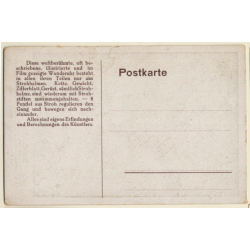 Die Original Kunst Uhr Aus Strohhalmen - Otto Wegener (Vintage PC)