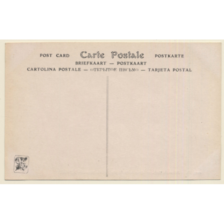 Antonin Mercié - Après La Faute: Salons De Paris / Nude Standing (Vintage RPPC 1910s)