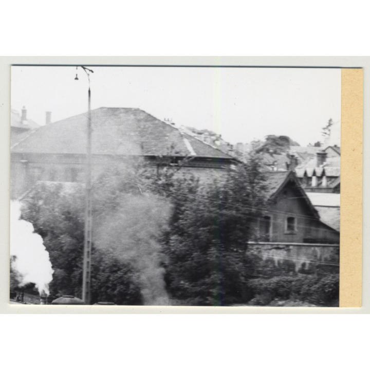 76600 Le Havre: Street Scene & Hotel Le Marly (Vintage Photo France B/W 1963)