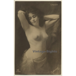 Bernhard Zickendraht: Erblüht (1896) - Nude (Vintage RPPC)