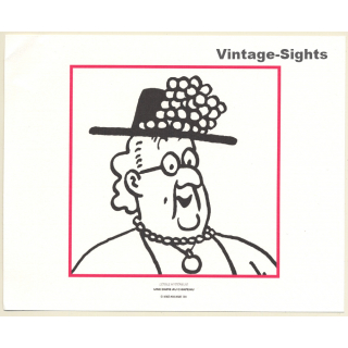 Tintin: L'Étoile Mystérieuse - Une Dame Au Chapeau (Lithography Hergé Moulinsart 2011)