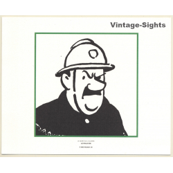 Tintin: Le Secret De La Licorne - Le Policier (Lithography Hergé Moulinsart 2011)