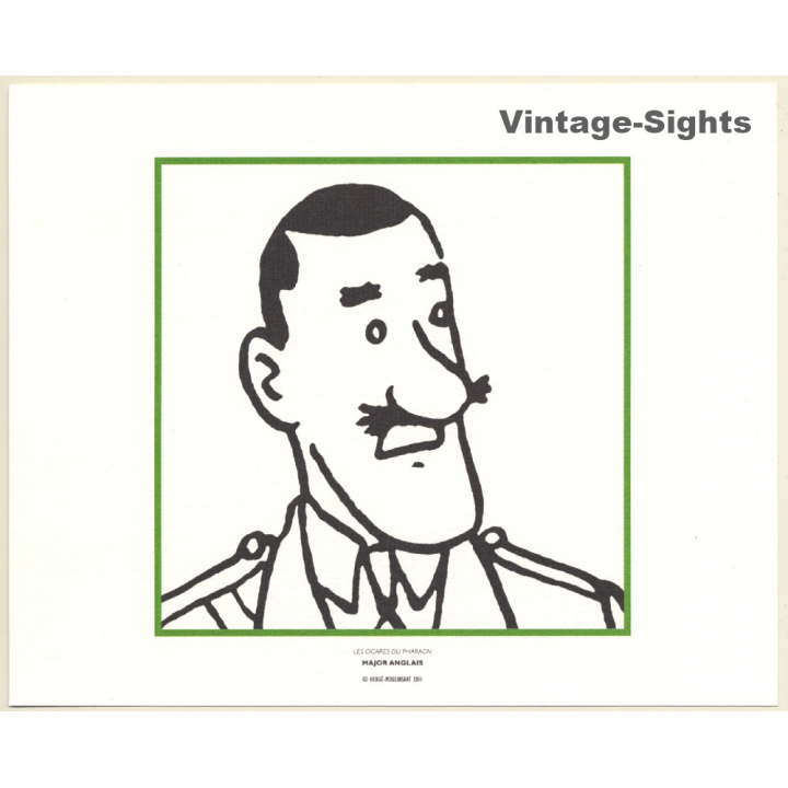 Tintin: Les Cigares Du Pharaon - Major Anglais (Lithography Hergé Moulinsart 2011)