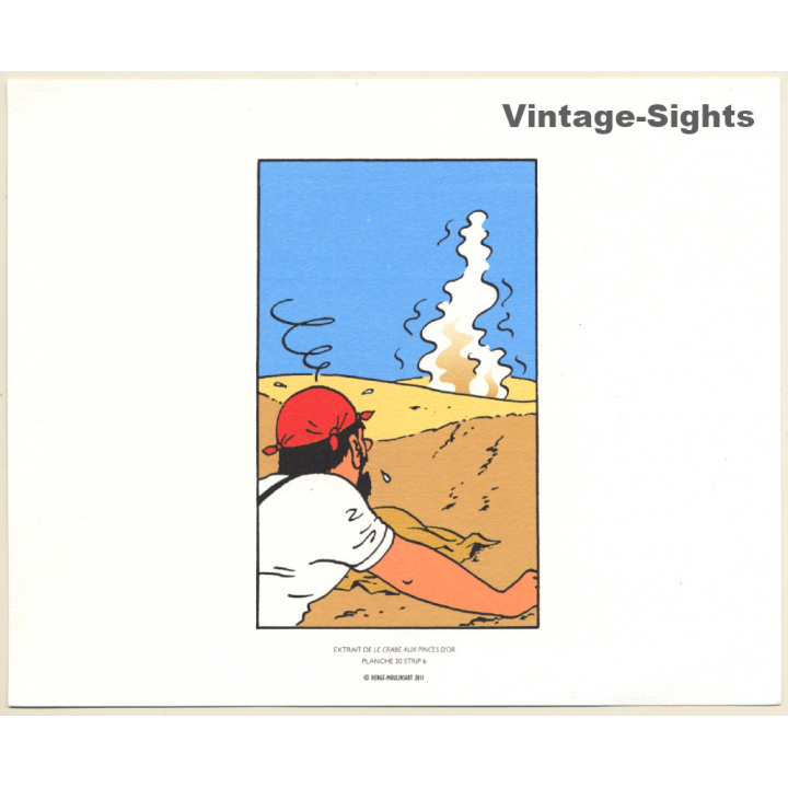 Tintin: Extrait De Le Crabe Aux Pince D'Or *2 (Lithography Hergé Moulinsart 2011)