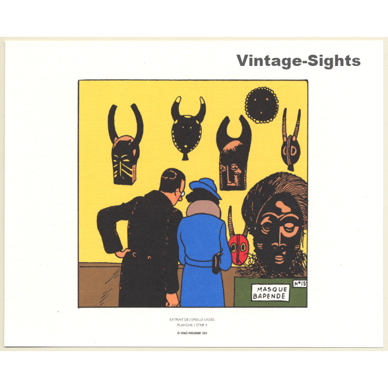 Tintin: Extrait De L'Oreille Cassée *3 (Lithography Hergé Moulinsart 2010)