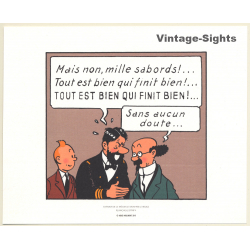 Tintin: Extrait De Le Trésor De Rackham Le Rouge *3 (Lithography Hergé Moulinsart 2010)