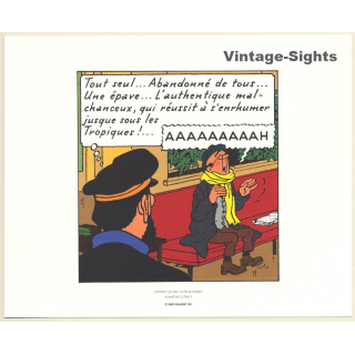 Tintin: Extrait De Vol 714 Pour Sydney *2 (Lithography Hergé Moulinsart 2011)