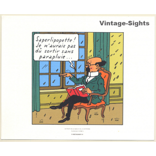 Tintin: Extrait De Les Bijoux De La Castafiore *3 (Lithography Hergé Moulinsart 2011)