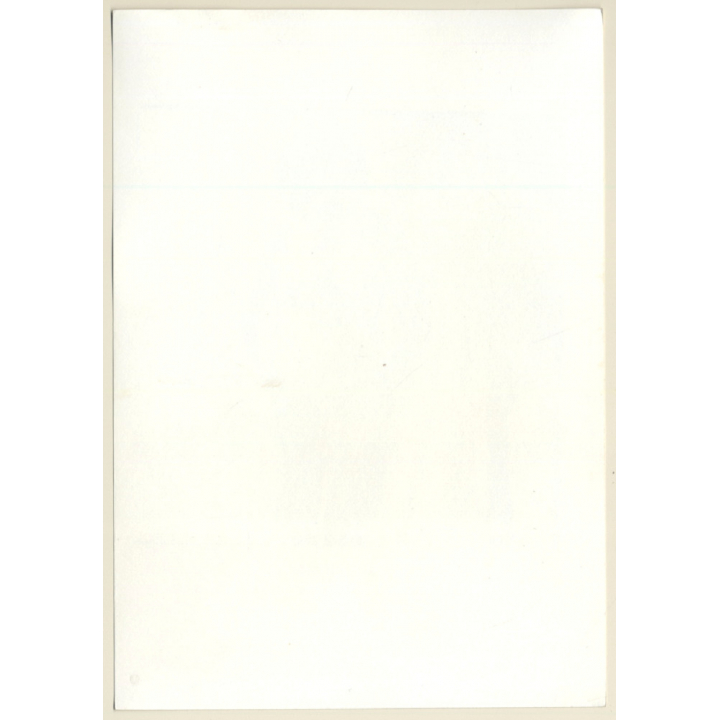 Artistic Erotic Study: Female Curlyhead With Freckles*2 / Standing (Vintage Photo France B/W ~1980s)