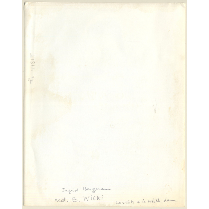 Ingrid Bergman In 'La Visite De La Vieille Dame' (Vintage Press Photo 1964)