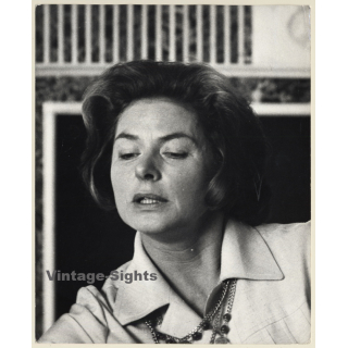 The New Ingrid Bergman / K.H. Seuffert (Vintage Press Photo ~1960s)