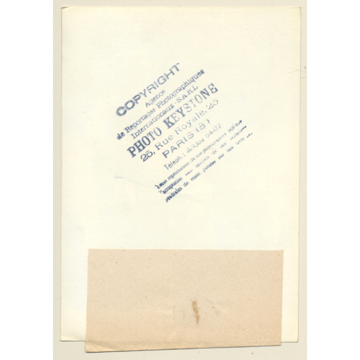 Ingrid Bergman: Isabella & Isotta Rosselini On Tricycle (Vintage Press Photo 1954)