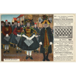 Hessische Brauttracht - Graepelsieb / Traditional Costume (Vintage PC ~1920s/1930s)