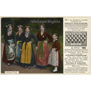 Thüringer Tracht - Graepelsieb / Traditional Costume (Vintage PC ~1920s/1930s)