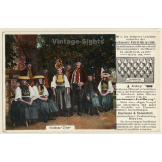 Vierländer Tracht - Graepelsieb / Traditional Costume (Vintage PC ~1920s/1930s)