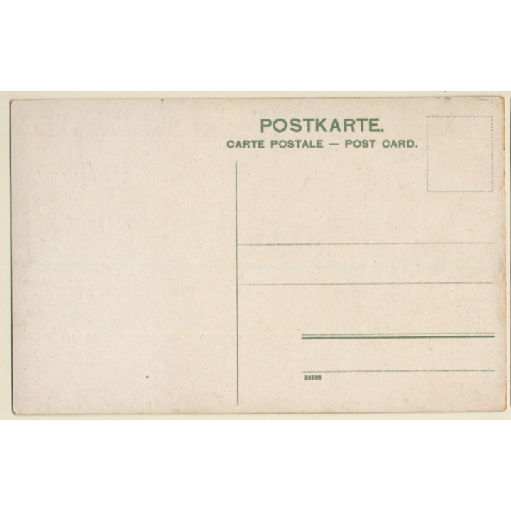 Schlesische Flachsspinnstube - Tracht - Graepelsieb / Traditional Costume (Vintage PC ~1920s/1930s)