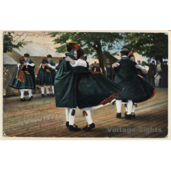 Gruss Aus Hessen - Schwälmertanz *2 / Traditional Costume (Vintage PC 1909)