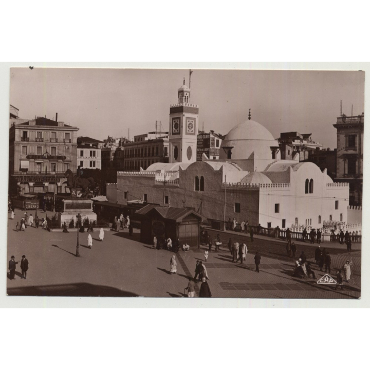 Algiers / Algeria: Place Du Gouvernement (Vintage Photo PC B/W)