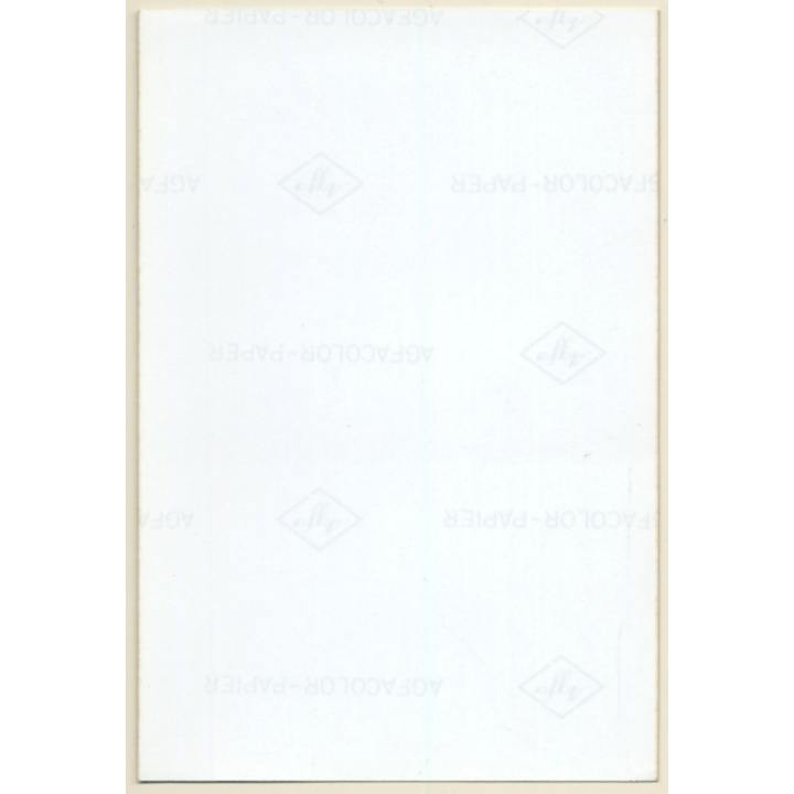 Semi Nude Blonde Curlyhead Takes Off Blouse (Vintage Photo ~1980s)