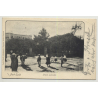 Port Said / Egypt: Place Lesseps (Vintage PC B/W 1942)