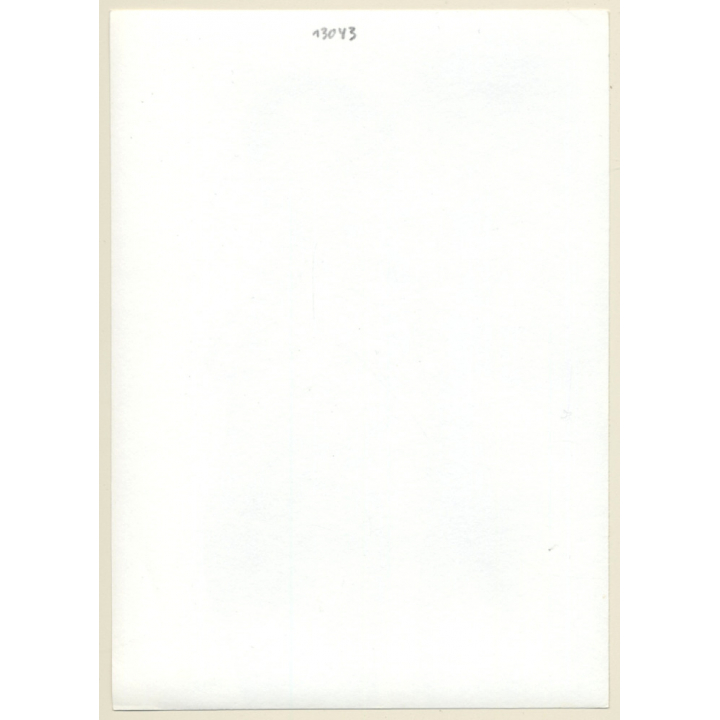 2 Natural Darkhaired Nudes In Front Of Typical Wallpaper (Vintage Photo GDR ~1980s)