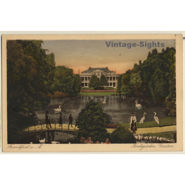 Frankfurt Am Main / Germany: Zoologischer Garten (Vintage PC 1920s)