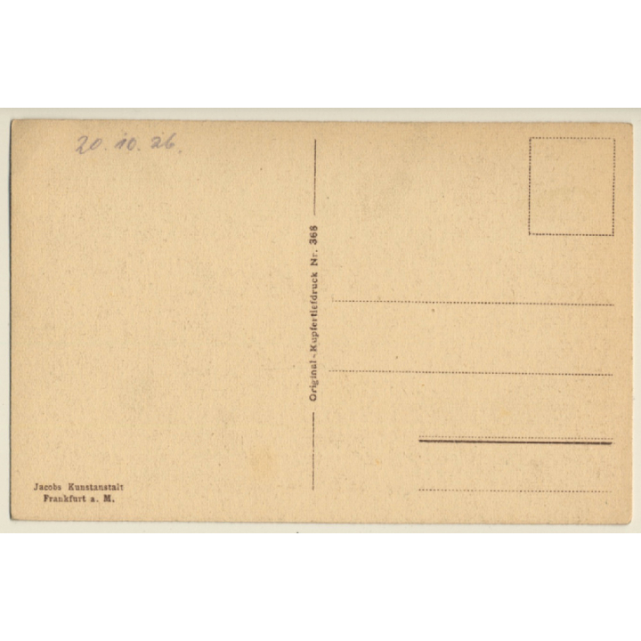 Frankfurt Am Main / Germany: Zoologischer Garten (Vintage PC 1920s)