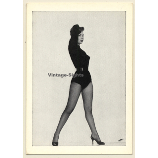 Pin-up Girl *3 / Black Body - Wasp Waists (Vintage Trading Card ~1950s)