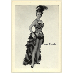 Pin-up Girl *13 / French Can-Can Costume (Vintage Trading Card ~1950s)