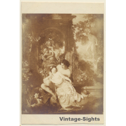 AL Aristophot K 55 I: Erotic Painting / Nude Art (Vintage RPPC 1900s)
