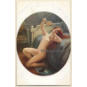E. Tabary: Le Pendentif - Salon De Paris / Nude Art (Vintage PC ~1910s/1920s)