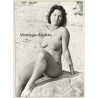 Natural Brunette Nude On Baltic Sea Beach (Vintage Photo GDR ~1980s)