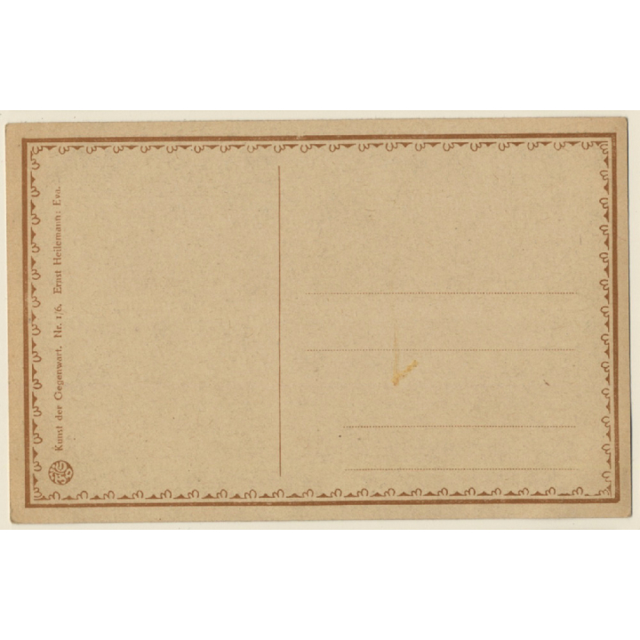 Ernst Heilemann: Eva / Nude Art (Vintage PC ~1920s)