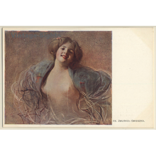 Fr. Zmurko: Smieskzka / Erotic Art (Vintage Artist PC ~1910s/1920s)