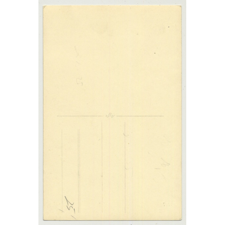 1940s Pinup in Lingerie / Stockings (Vintage Photo PC B/W ~ 1940s)