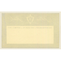 USA: The Denver Hilton Hotel (Vintage Luggage Label)