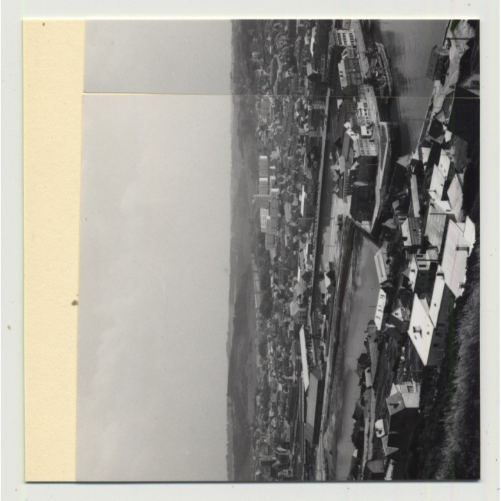 76790 Étretat: Fishing Boats - Rocky Coast - Beach (Vintage Photo B/W 1963)