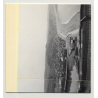 76790 Étretat: Rock Formations - Beach View (Vintage Photo B/W 1963)