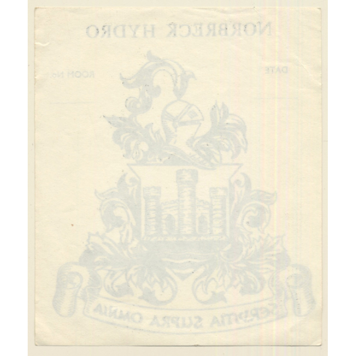 Blackpool / UK: Norbreck Hydro Hotel (Vintage Luggage Label)