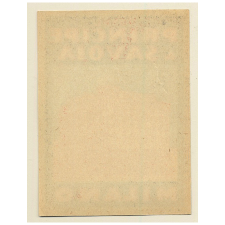 Milan / Italy: Hotel Principe & Savoya - Milano (Vintage Luggage Label)