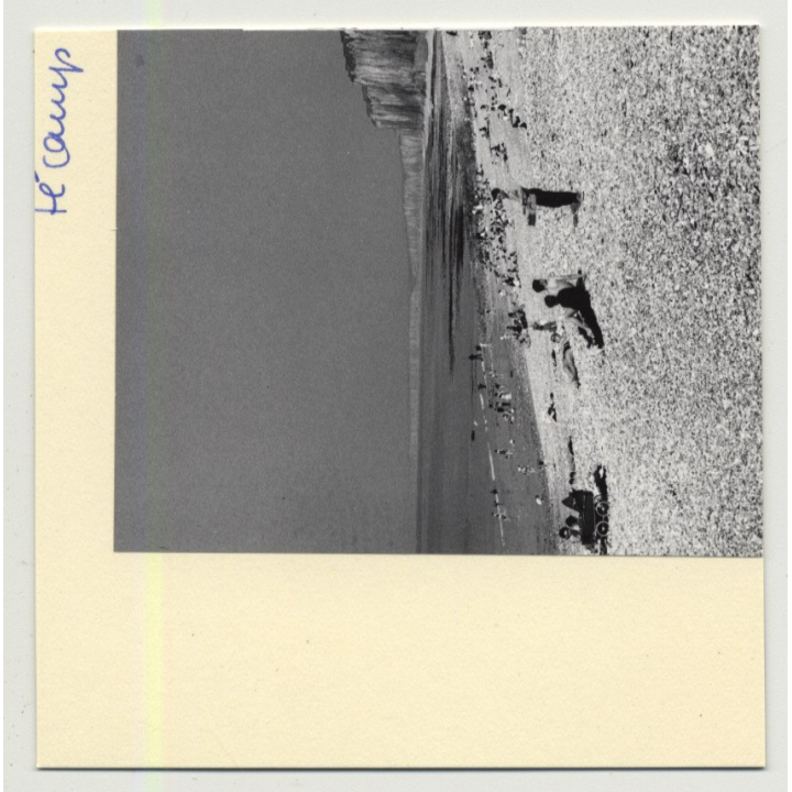76790 Étretat: Old Fishing Boats At Beach - Jawls (Vintage Photo B/W 1963)