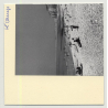 76790 Étretat: Old Fishing Boats At Beach - Jawls (Vintage Photo B/W 1963)