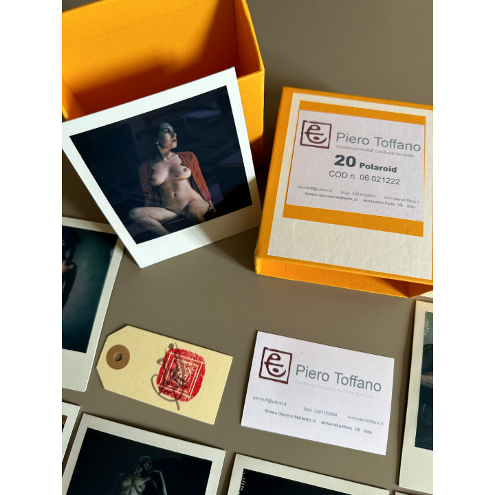 Piero Toffano: Collection Of 20 Artistic Nude Polaroids / Erotica (Italy 2022)