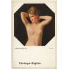 A.Meyer-Bernburg: Erwacht / Erotic Art (Vintage Artist PC ~1910s/1920s)