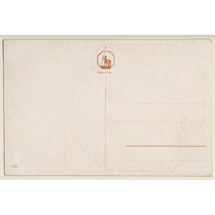 A.Meyer-Bernburg: Erwacht / Erotic Art (Vintage Artist PC ~1910s/1920s)