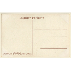 Prof. Hugo Frhr. Von Habermann: Das Modell / Erotic Art (Vintage Artist PC ~1910s/1920s)