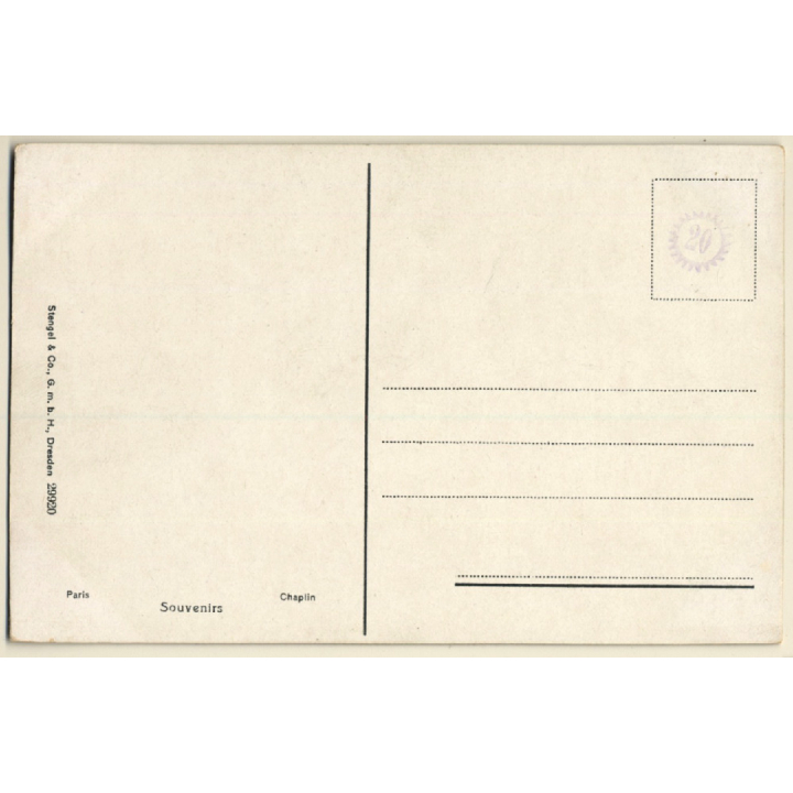 Charles Chaplin: Souvenirs / Erotic Art (Vintage Artist PC ~1910s/1920s)