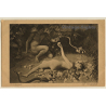 H.G. Jentsch: Der Sündenfall / Erotic Art (Vintage Artist PC ~1910s/1920s)